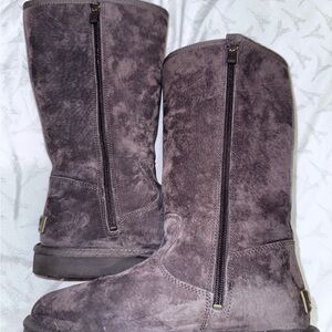 UGG Women's Charcoal Suede Winter Boots